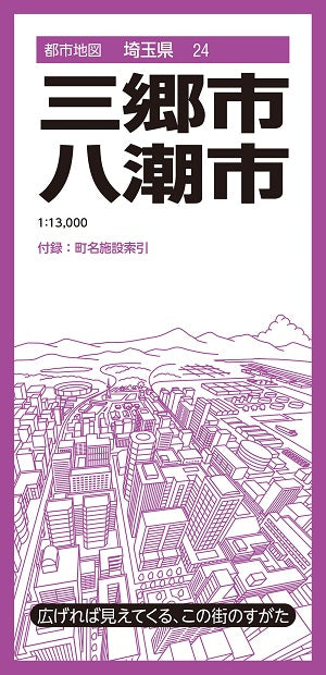 都市地図 埼玉県 三郷・八潮市