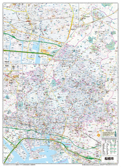 都市地図千葉県 船橋市