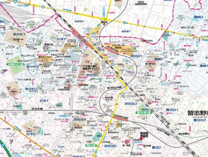 都市地図千葉県 習志野市の画像3
