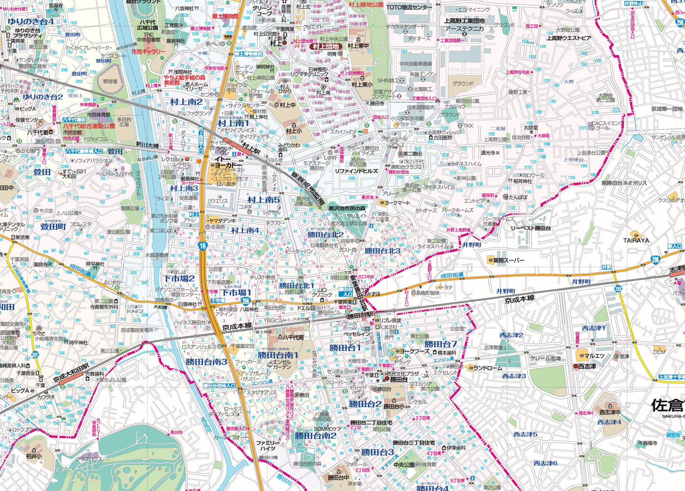 都市地図千葉県 八千代市の画像3