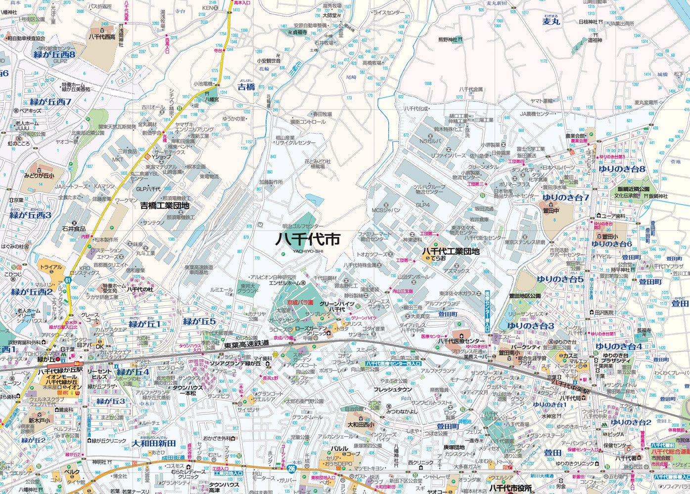 都市地図千葉県 八千代市の画像4