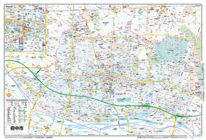 都市地図東京都 府中市