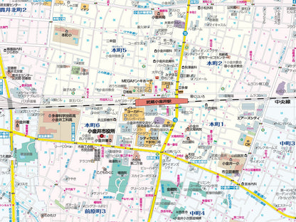 都市地図東京都 小金井市