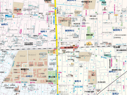 都市地図東京都 小金井市