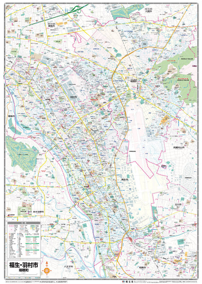 都市地図東京都 福生・羽村市 瑞穂町の画像2