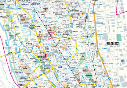 都市地図東京都 福生・羽村市 瑞穂町の画像4