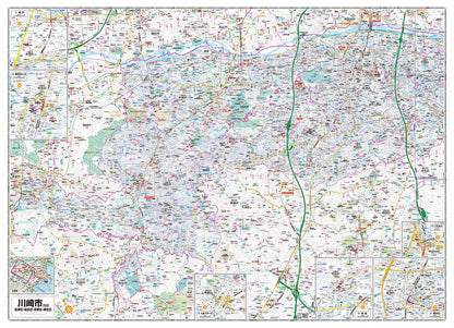 都市地図神奈川県 川崎市