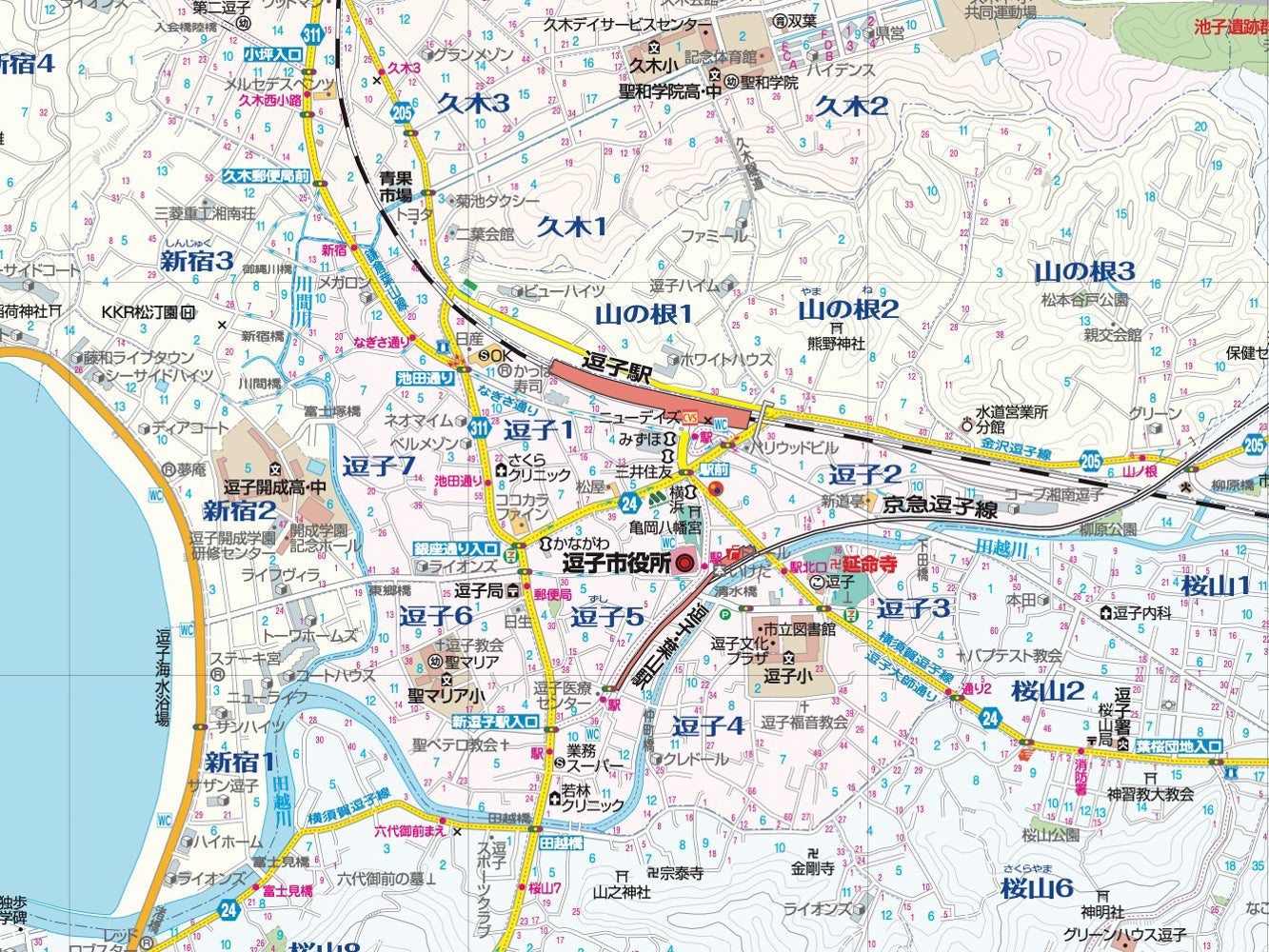 都市地図神奈川県 逗子市 葉山町の画像3