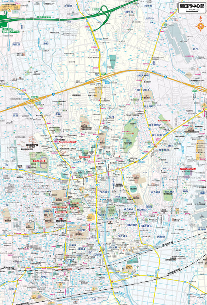 都市地図静岡県 磐田市