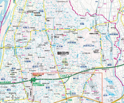 都市地図静岡県 磐田市