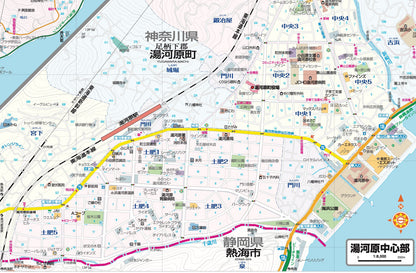 都市地図静岡県 熱海市 神奈川県 湯河原町の画像4