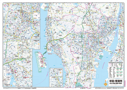 都市地図愛知県 半田・常滑市 阿久比・武豊・南知多・美浜町