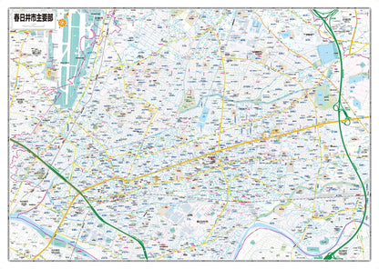 都市地図愛知県 春日井市