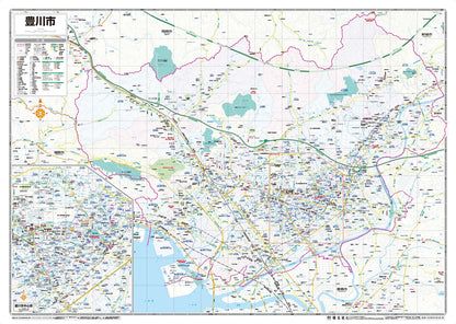 都市地図愛知県 豊川市の画像2