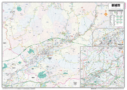 都市地図愛知県 新城市の画像2