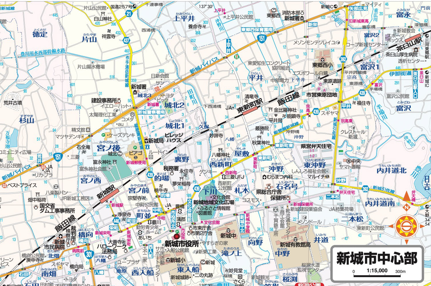 都市地図愛知県 新城市の画像5