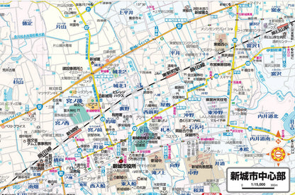 都市地図愛知県 新城市の画像5