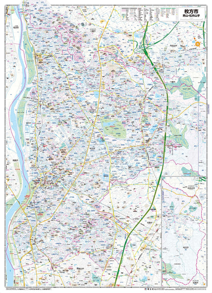 都市地図大阪府 枚方市 男山・松井山手