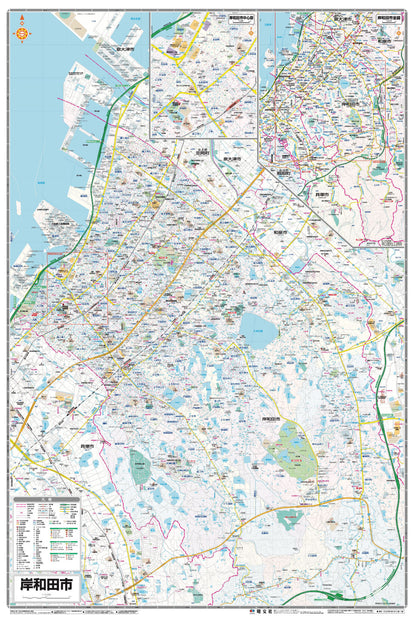 都市地図大阪府 岸和田市