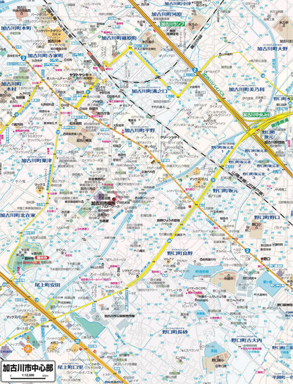 都市地図兵庫県 加古川・高砂市 稲美・播磨町