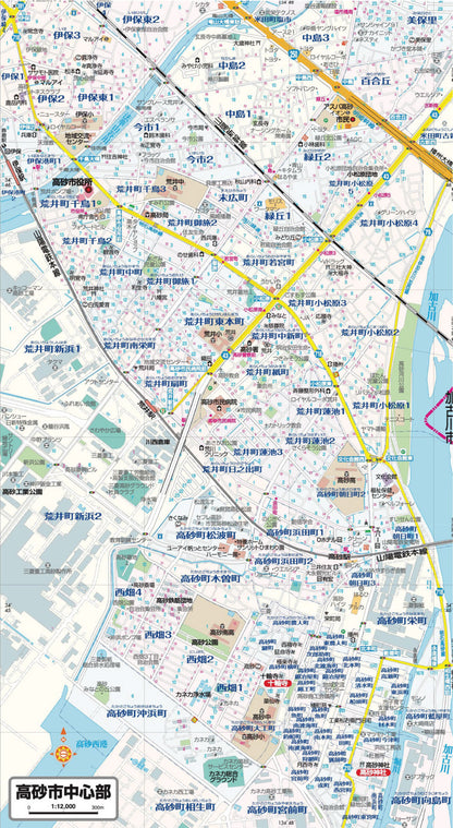 都市地図兵庫県 加古川・高砂市 稲美・播磨町