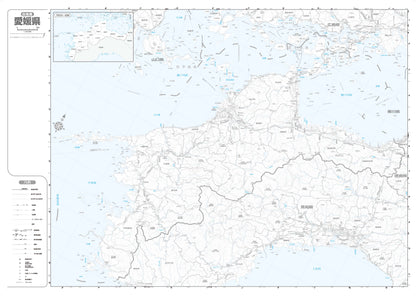 分県地図 愛媛県