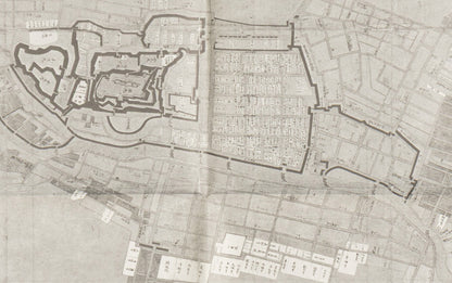 ＜お取り寄せ＞ 復刻古地図 寳曆九年 秋田御城下繪圖 組図（宝歴九年秋田御城下絵図）