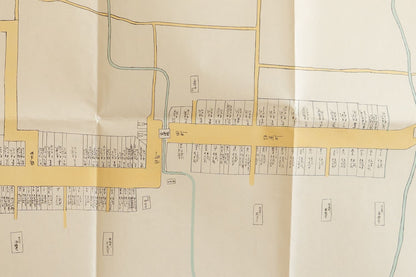 ＜お取り寄せ＞ 復刻古地図 享保年間 大多喜城下町繪圖 （大多喜城下町絵図）