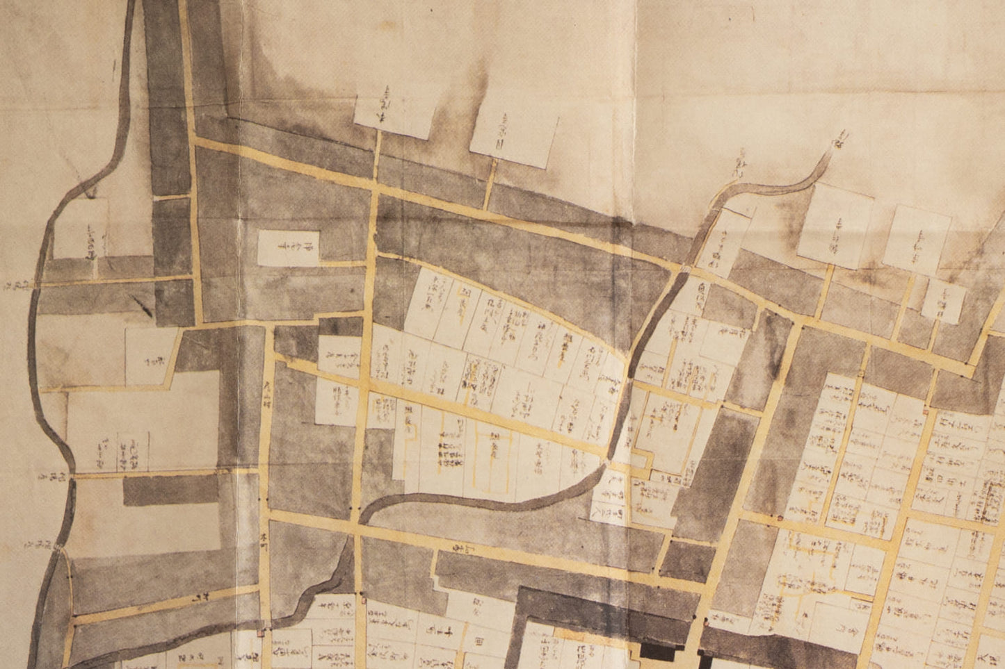 ＜お取り寄せ＞ 復刻古地図 弘化三年 上田城下町絵図