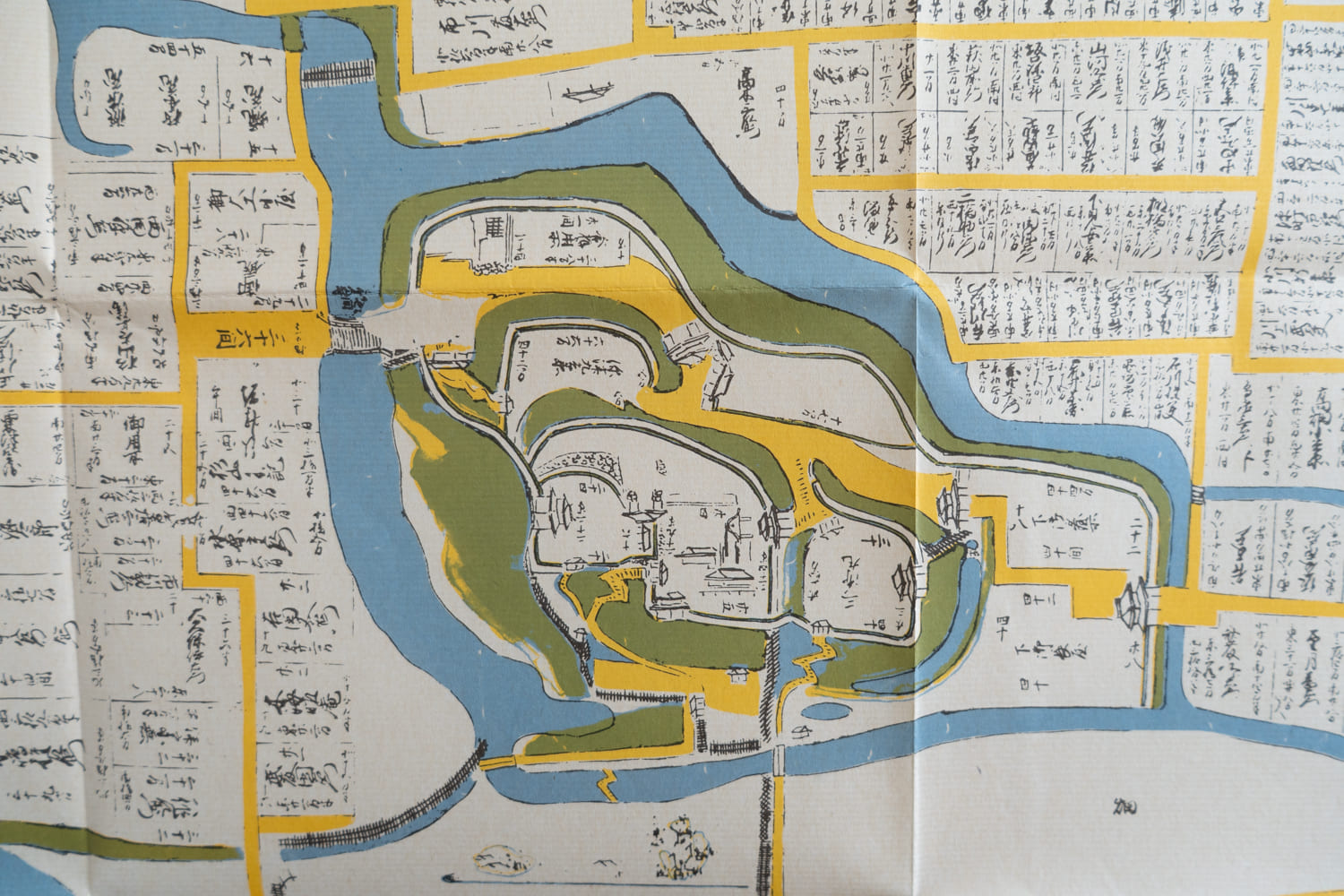 お取り寄せ＞ 復刻古地図 元禄-宝永頃 飯山城下町繪圖 組図（飯山