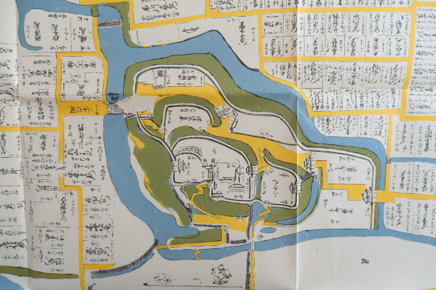＜お取り寄せ＞ 復刻古地図 元禄-宝永頃 飯山城下町繪圖 組図（飯山城下町絵図）