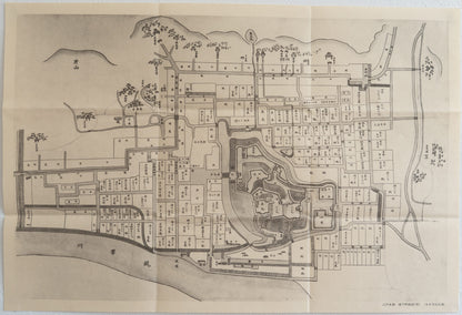 ＜お取り寄せ＞ 復刻古地図 元禄-宝永頃 飯山城下町繪圖 組図（飯山城下町絵図）