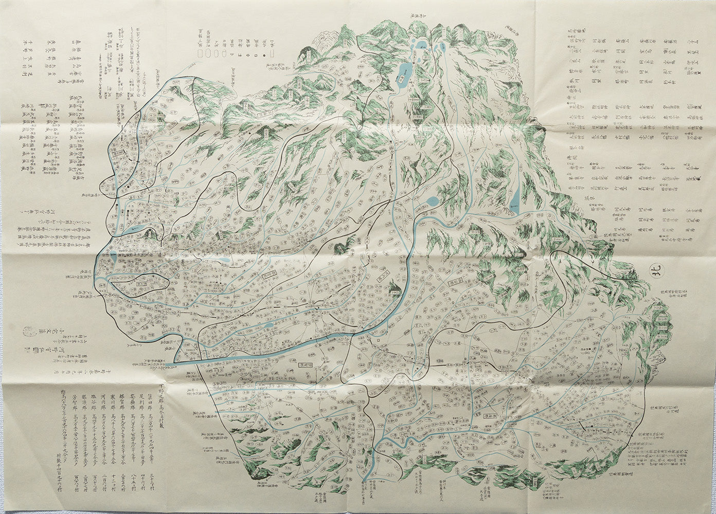 ＜お取り寄せ＞ 復刻古地図 嘉永二年 下野國繪圖（下野国絵図）