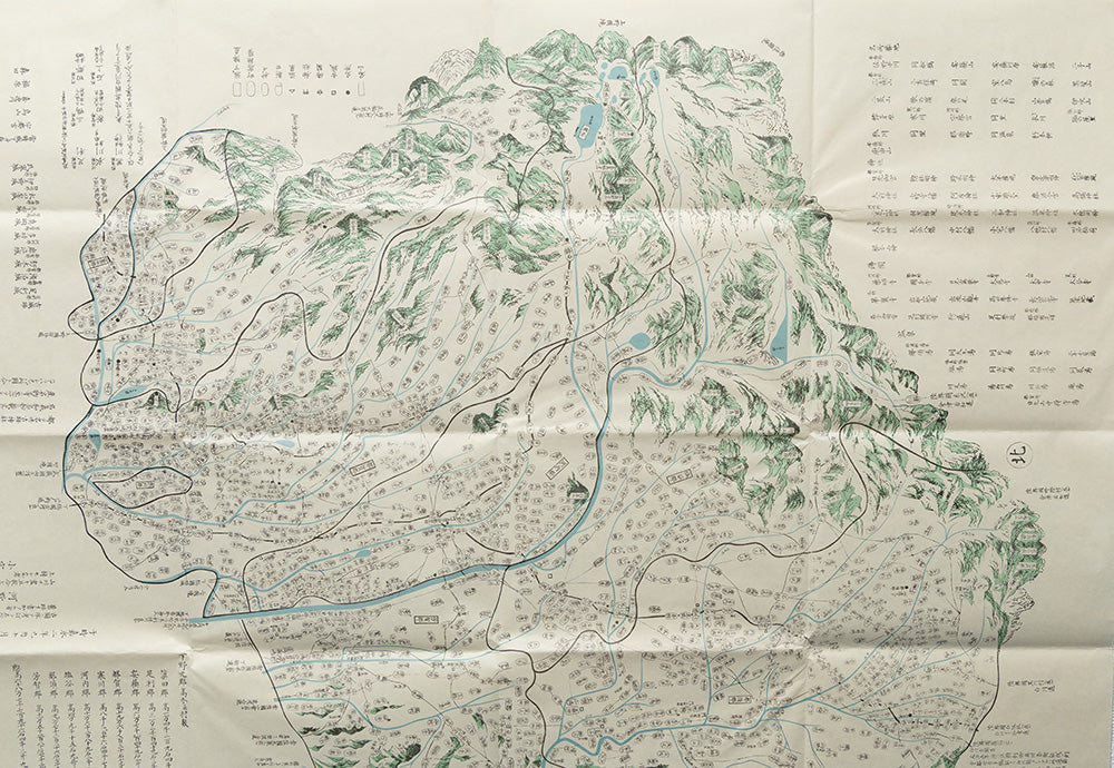 ＜お取り寄せ＞ 復刻古地図 嘉永二年 下野國繪圖（下野国絵図）
