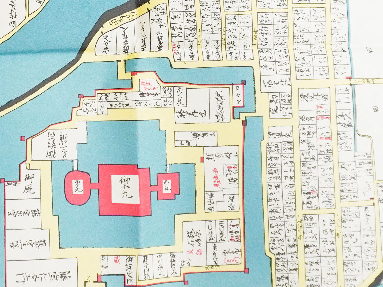 ＜お取り寄せ＞ 復刻古地図  江戸後期＜写＞ 洞津御城下繪圖（洞津御城下絵図 ）