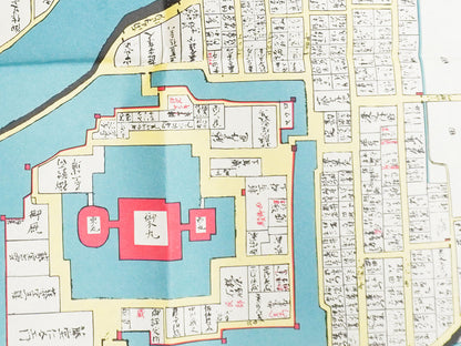 ＜お取り寄せ＞ 復刻古地図  江戸後期＜写＞ 洞津御城下繪圖（洞津御城下絵図 ）
