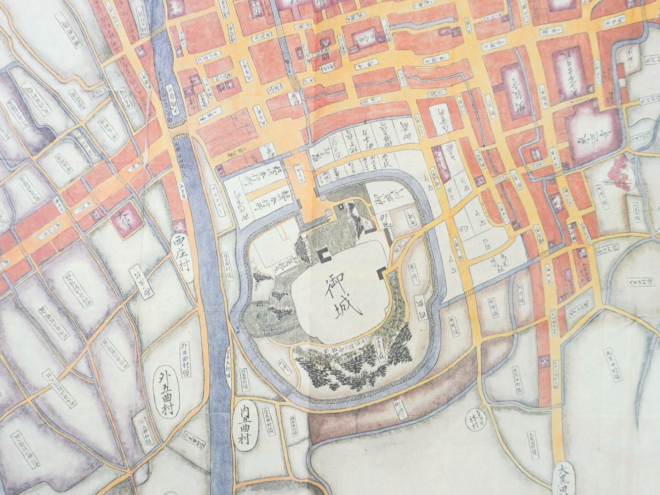 ＜お取り寄せ＞ 復刻古地図  江戸後期 松坂圖（松坂図）