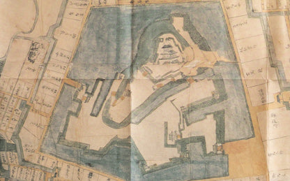 ＜お取り寄せ＞ 復刻古地図 天保年間 圓陵與地略圖（円陵興地略図）［丸岡城］
