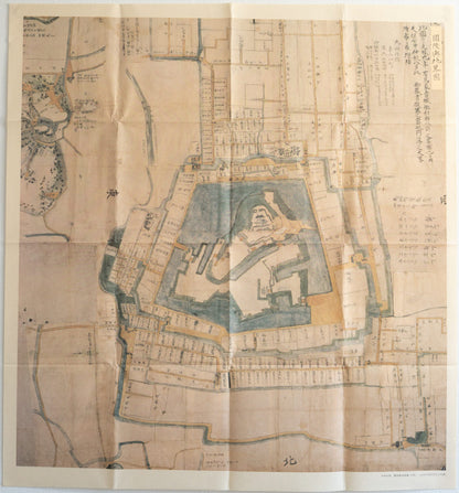 ＜お取り寄せ＞ 復刻古地図 天保年間 圓陵與地略圖（円陵興地略図）［丸岡城］