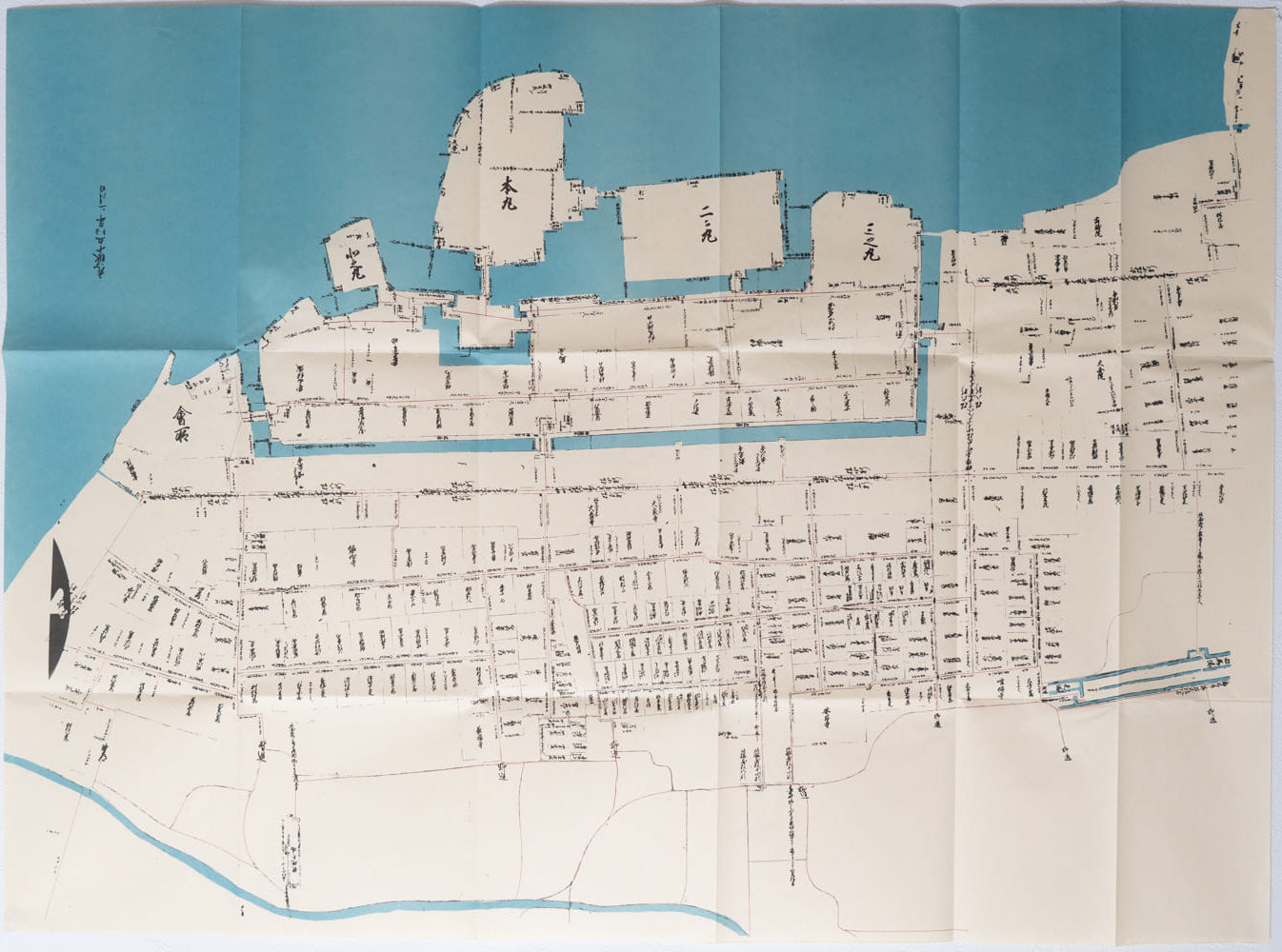 ＜お取り寄せ＞ 復刻古地図 元禄十五年 膳所惣繪圖（膳所惣絵図）［大津市］