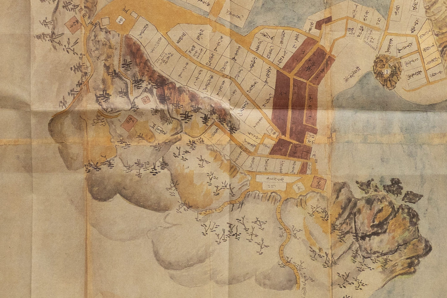 ＜お取り寄せ＞ 復刻古地図 明治八年 石陽浜田府内之圖（石陽浜田府内之図）