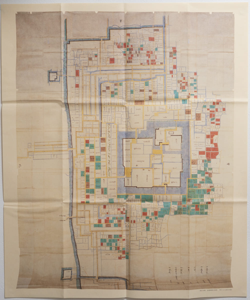 お取り寄せ＞ 復刻古地図 承応年間 佐賀城廻之絵図 – 昭文社オンライン