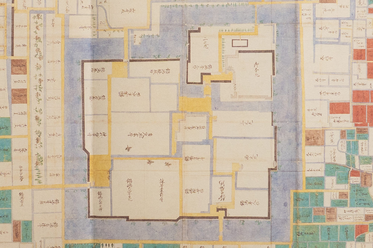 ＜お取り寄せ＞ 復刻古地図 承応年間 佐賀城廻之絵図