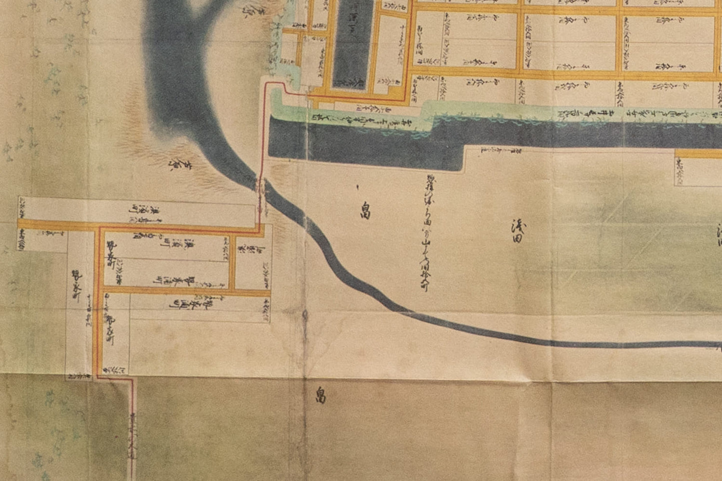 ＜お取り寄せ＞ 復刻古地図 正保年間 豊後府内城之絵図［大分城］