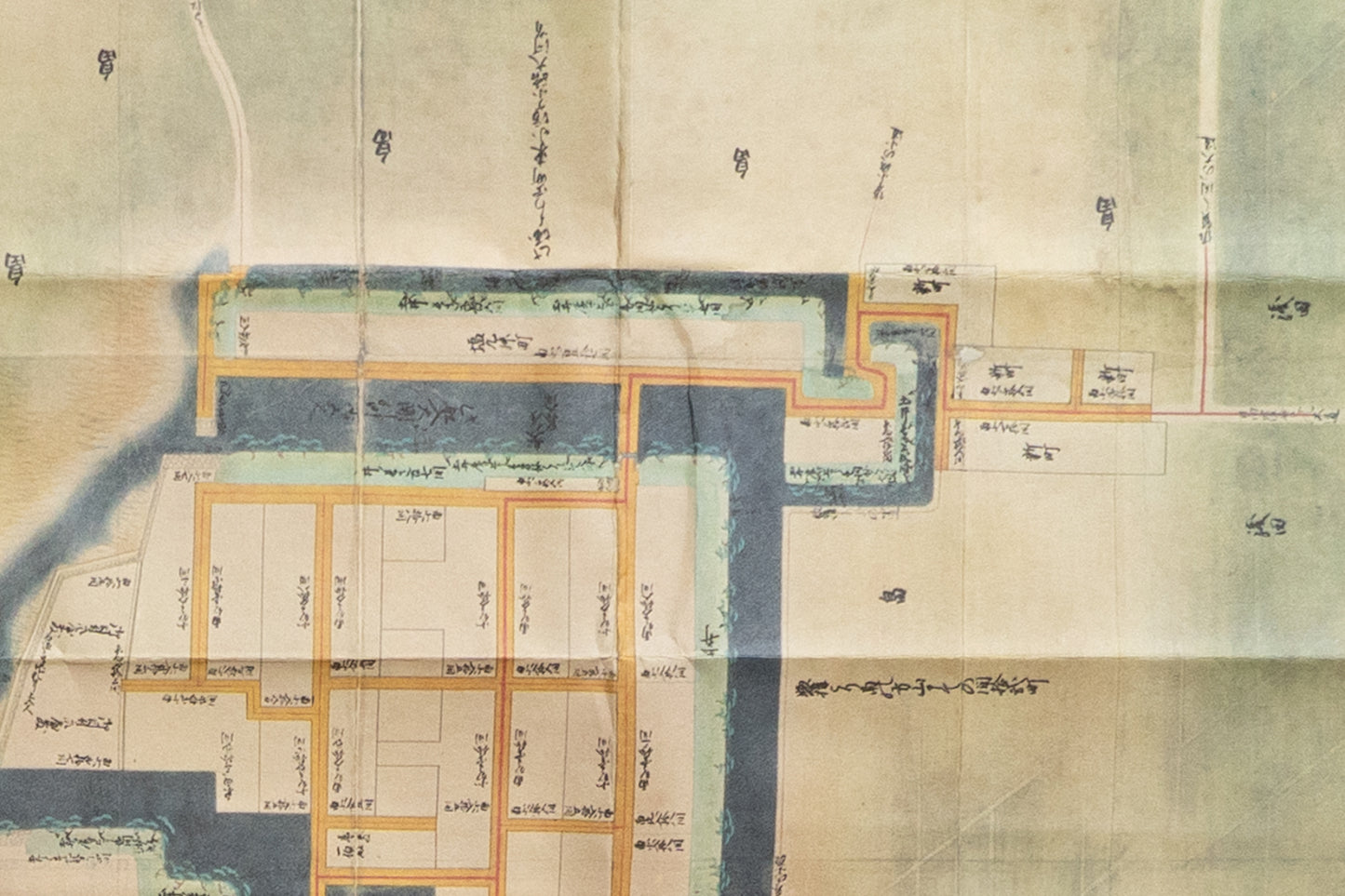 ＜お取り寄せ＞ 復刻古地図 正保年間 豊後府内城之絵図［大分城］