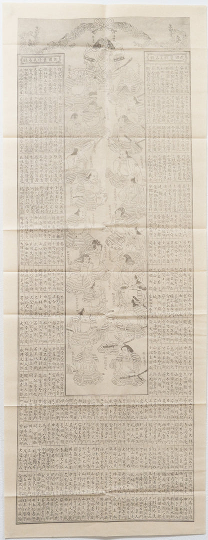 ＜お取り寄せ＞ 復刻図 江戸後期 武田武将玄並家臣団一覧