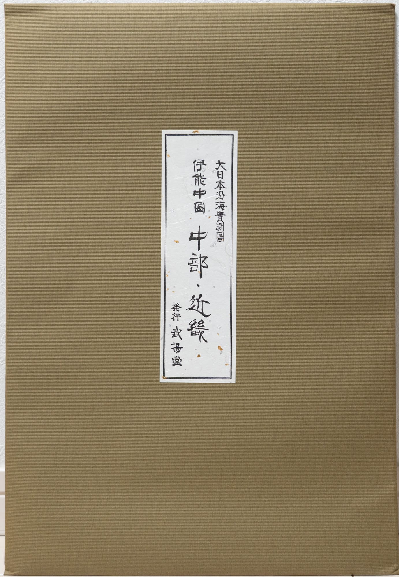 ＜お取り寄せ＞ 大日本沿海實測圖(実測図) 伊能中図 中部・近畿｜武揚堂｜解説書・ポスター付