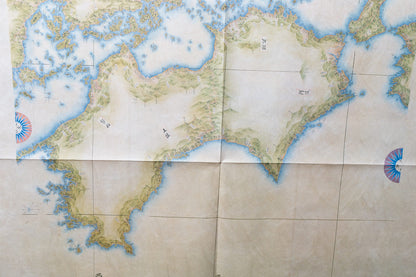 ＜お取り寄せ＞ 大日本沿海實測圖(実測図) 伊能中図 中国・四国｜武揚堂｜解説書・ポスター付