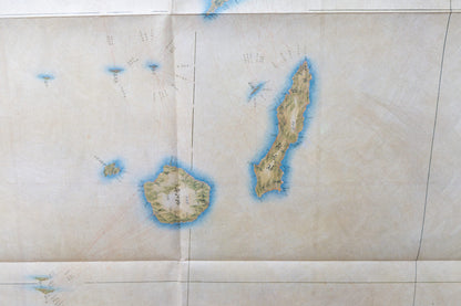 ＜お取り寄せ＞ 大日本沿海實測圖(実測図) 伊能中図 九州 (全2図)｜武揚堂｜解説書・ポスター付