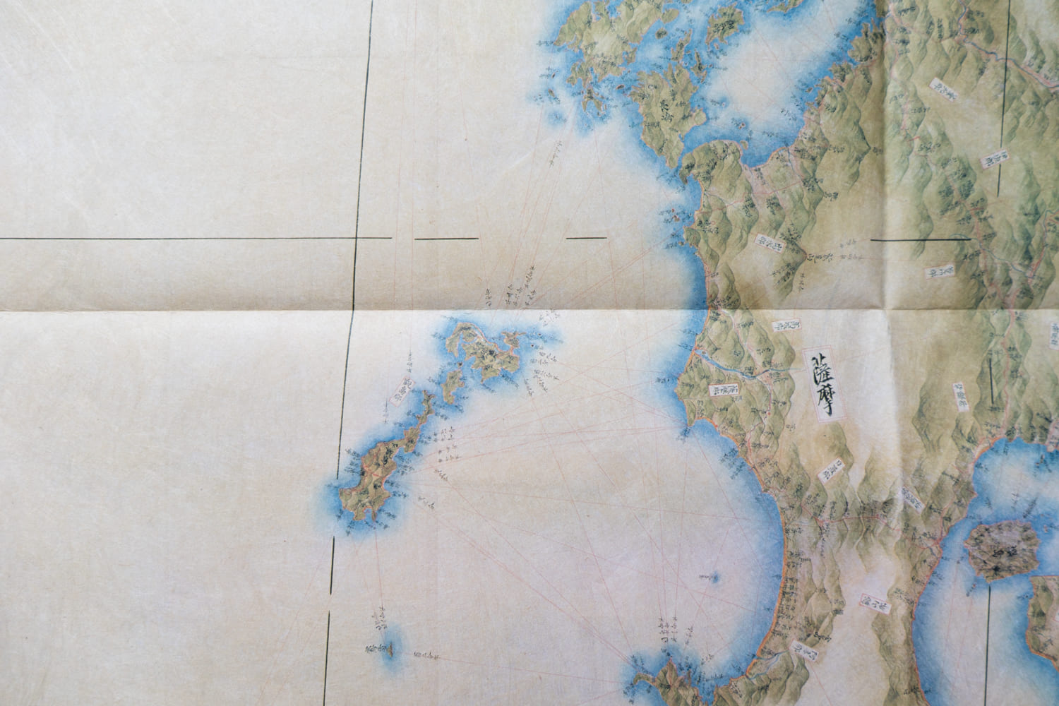 お取り寄せ＞ 大日本沿海實測圖(実測図) 伊能中図 九州 (全2図)｜武揚